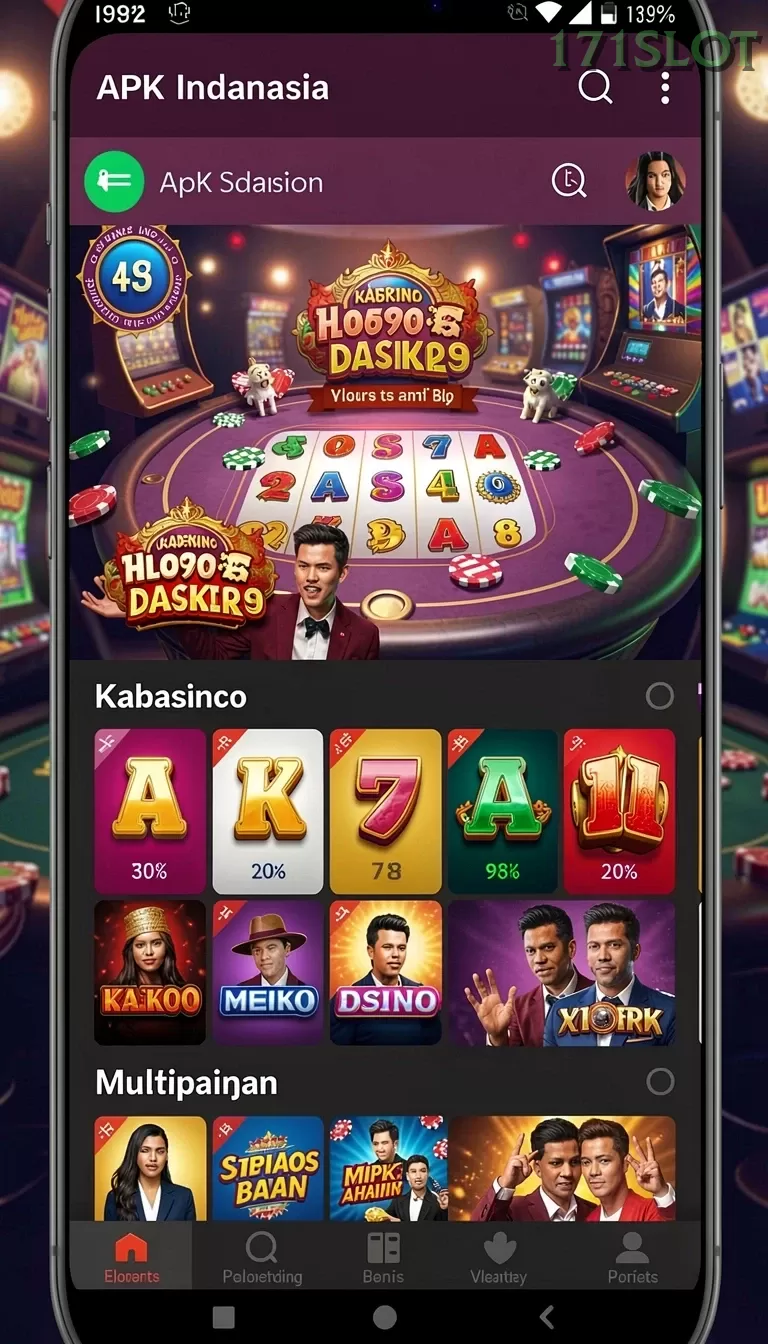 Cuplikan layar PUNCAKTOTO — menu navigasi